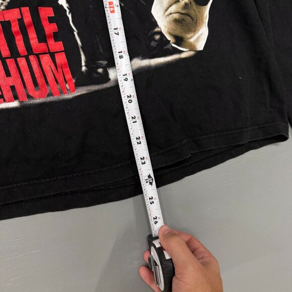 Vintage U2 Rattle and Hum Album Shirt Hoodie Black Size Large - Picture 6 of 7